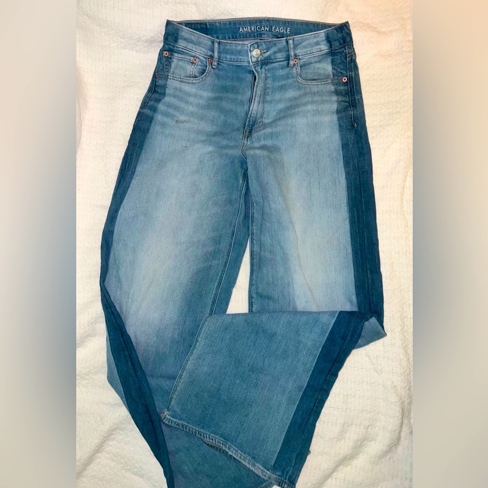 AE Dreamy Drape Wide-Leg Jeans
